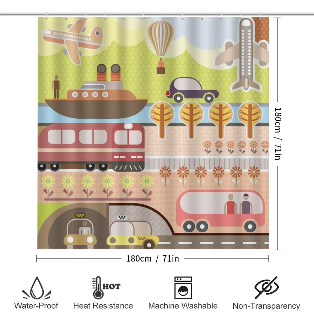 Train Ship Airplane Bus — Detail 2