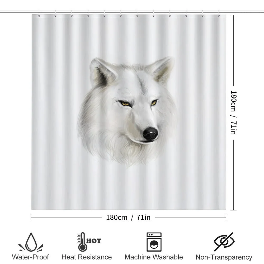 White Canine Head Mammal — Detail 2