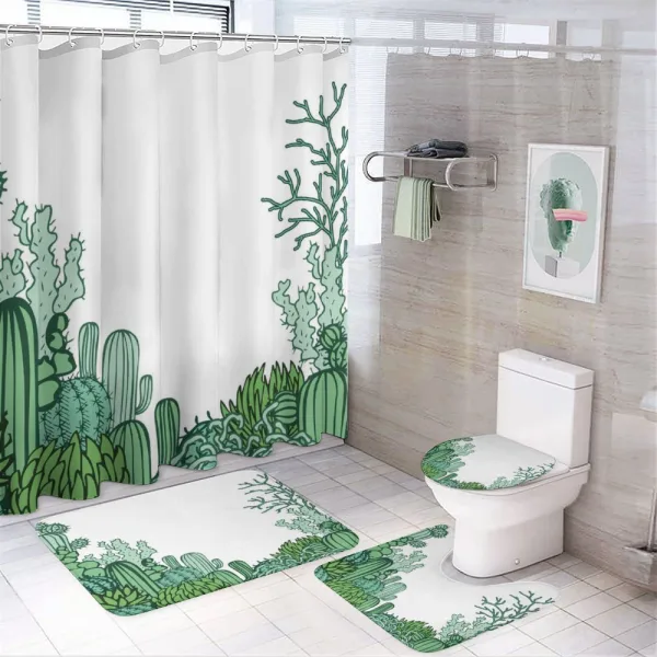 Arizona Doodle Desert on a shower curtain