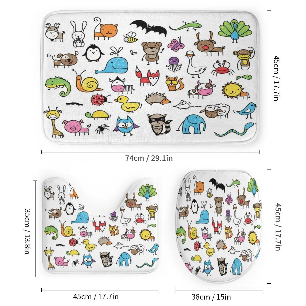 Cartoon Nursery Animals — Detail 1