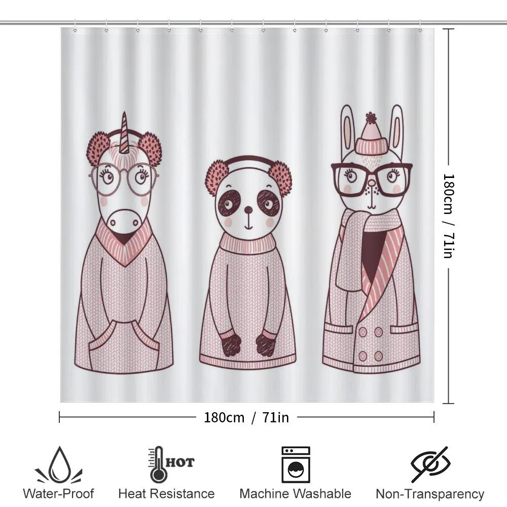 Cartoon Winter Animals — Detail 2