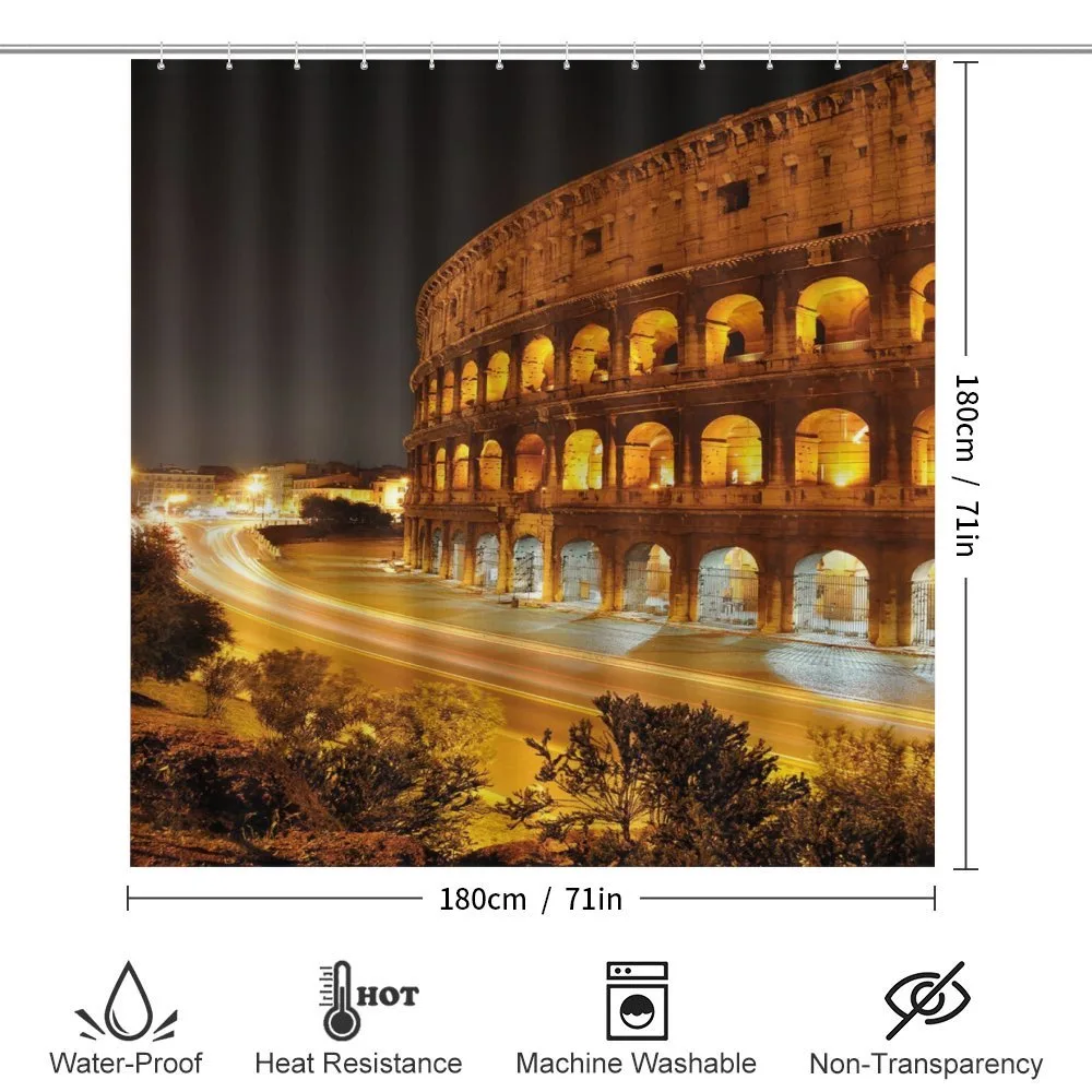 Colleseum at Night Rome — Detail 2
