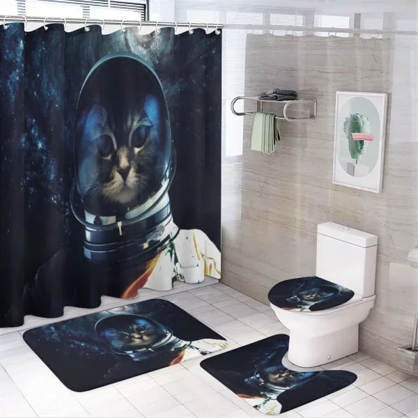 Extragalactic Orbit on a shower curtain
