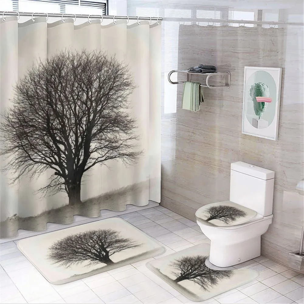 Fall Tree Monochrome Art — Your design