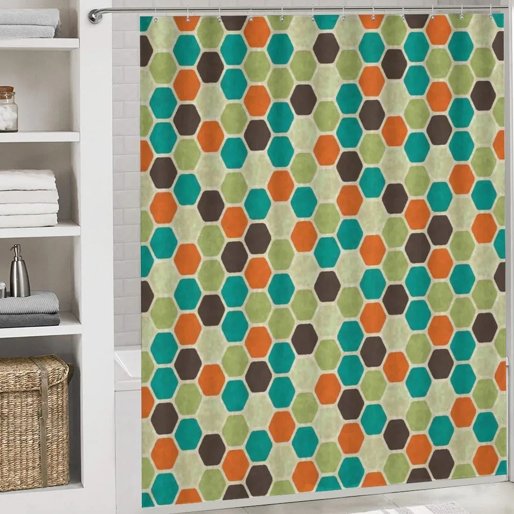 Grunge Colorful Hexagons — Detail 4