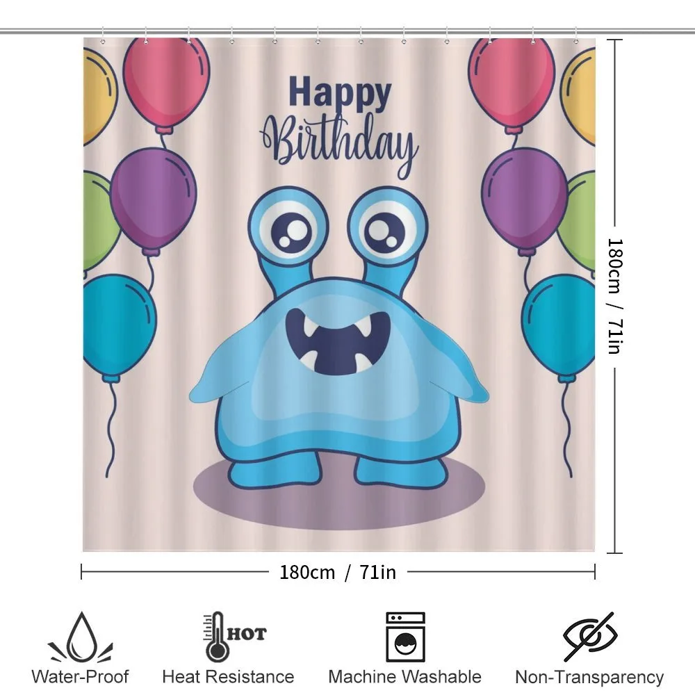 Happy Birthday Fun Monster — Detail 2