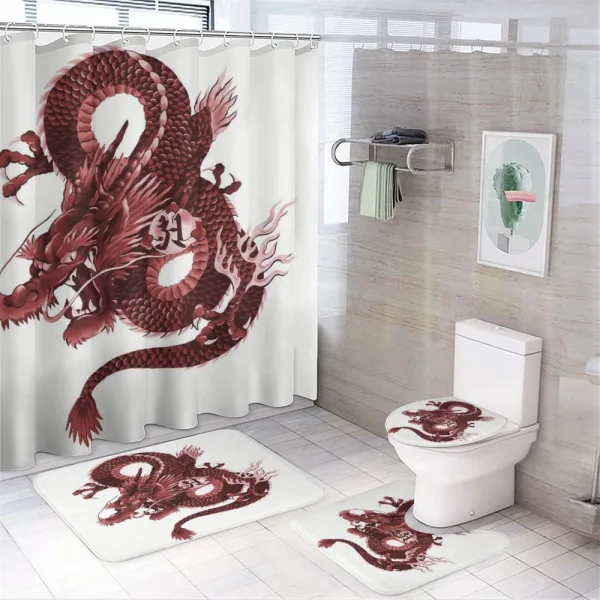 Japanese Noble Monster on a shower curtain