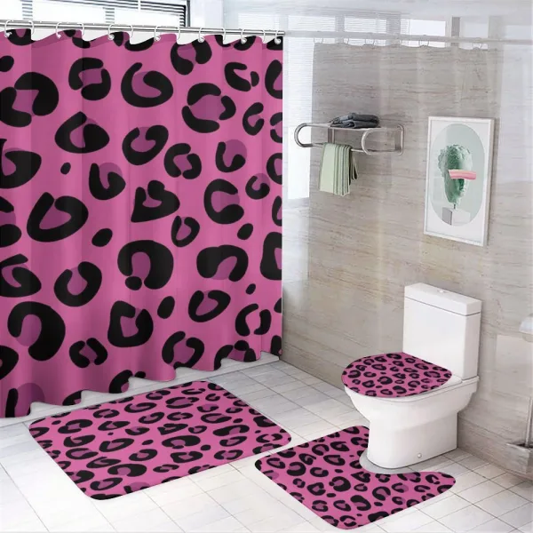 Leopard Animal Skin on a shower curtain