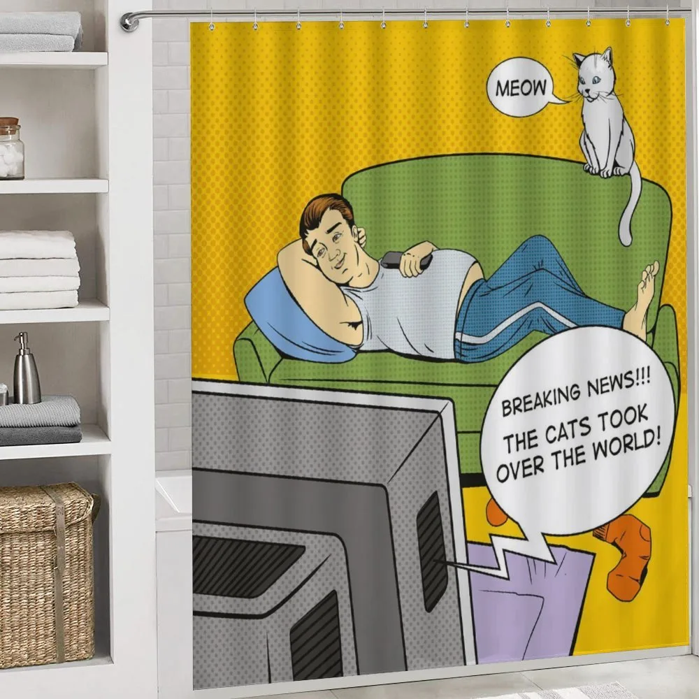 Man TV Cat Comic Book — Detail 4