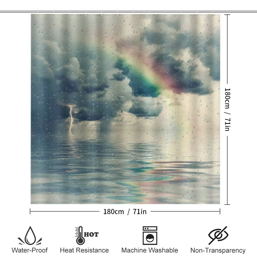 Romantic Water Drops Rainbow — Detail 2