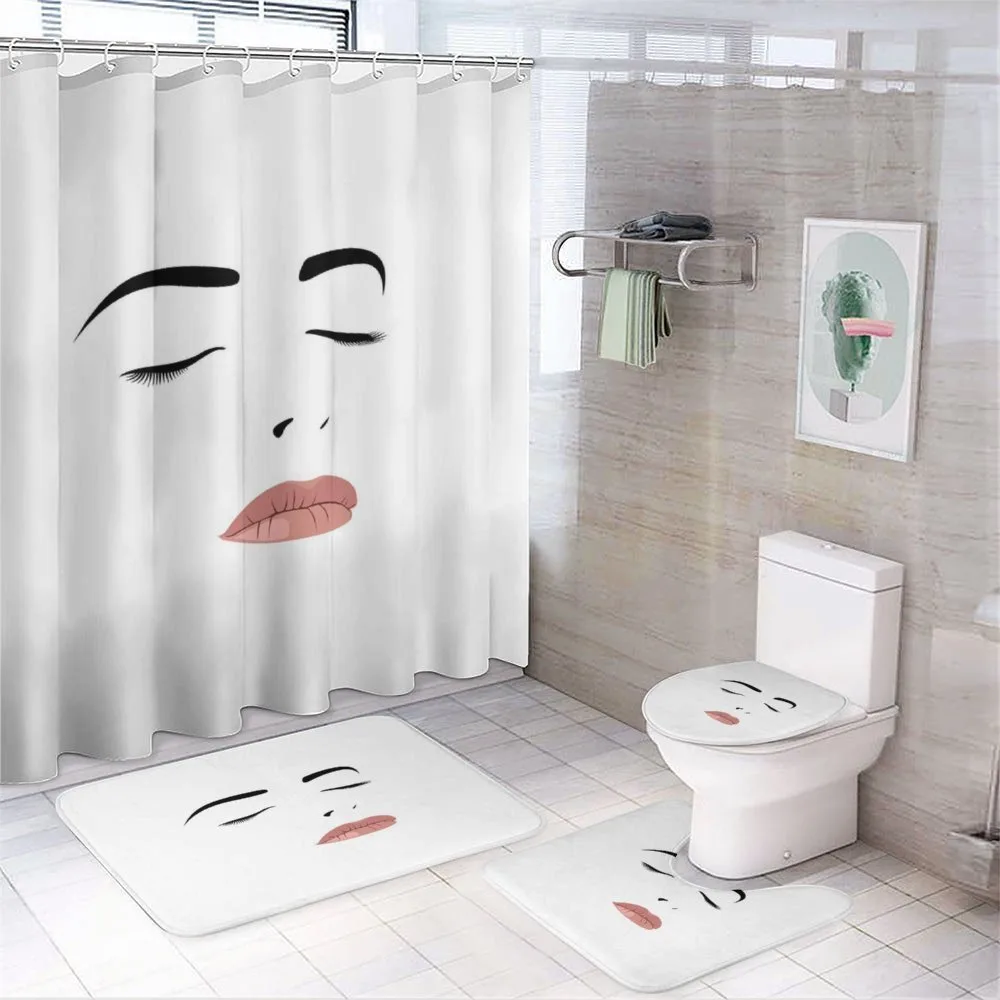Sleeping Woman Face — Your design