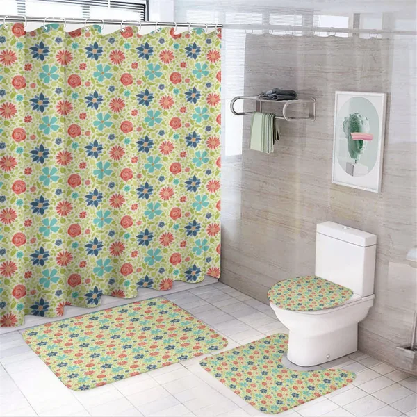 Spring Meadow Flourish on a shower curtain