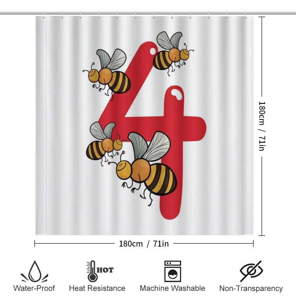4 Hardworking Bees — Detail 2