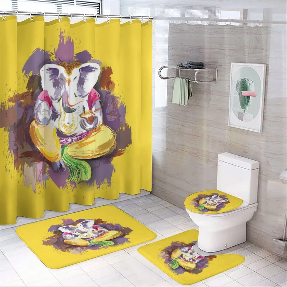 Elephant Figure Grunge Art — Your design