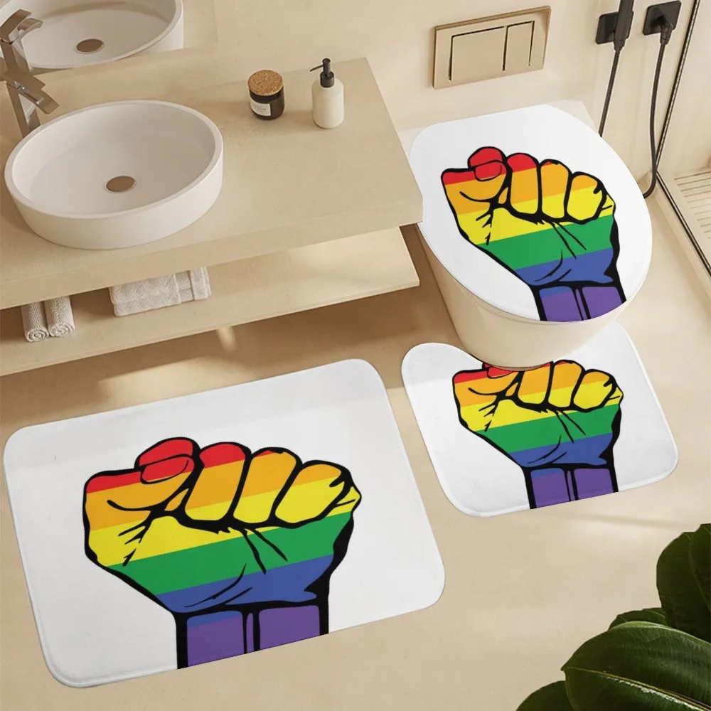 Gay Rights Rainbow Fist LQBT — Detail 5