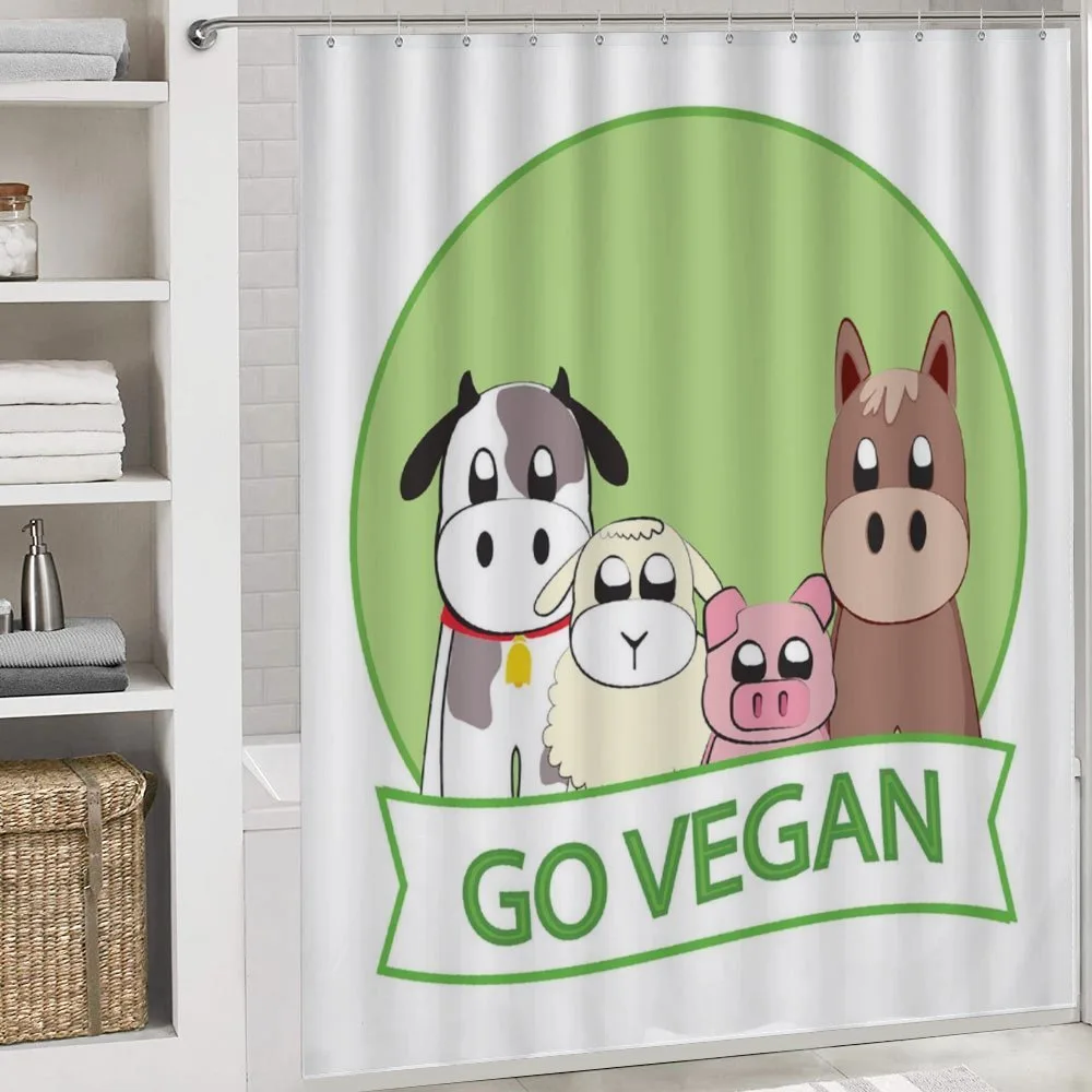 Go Vegan Slogan Animals — Detail 4
