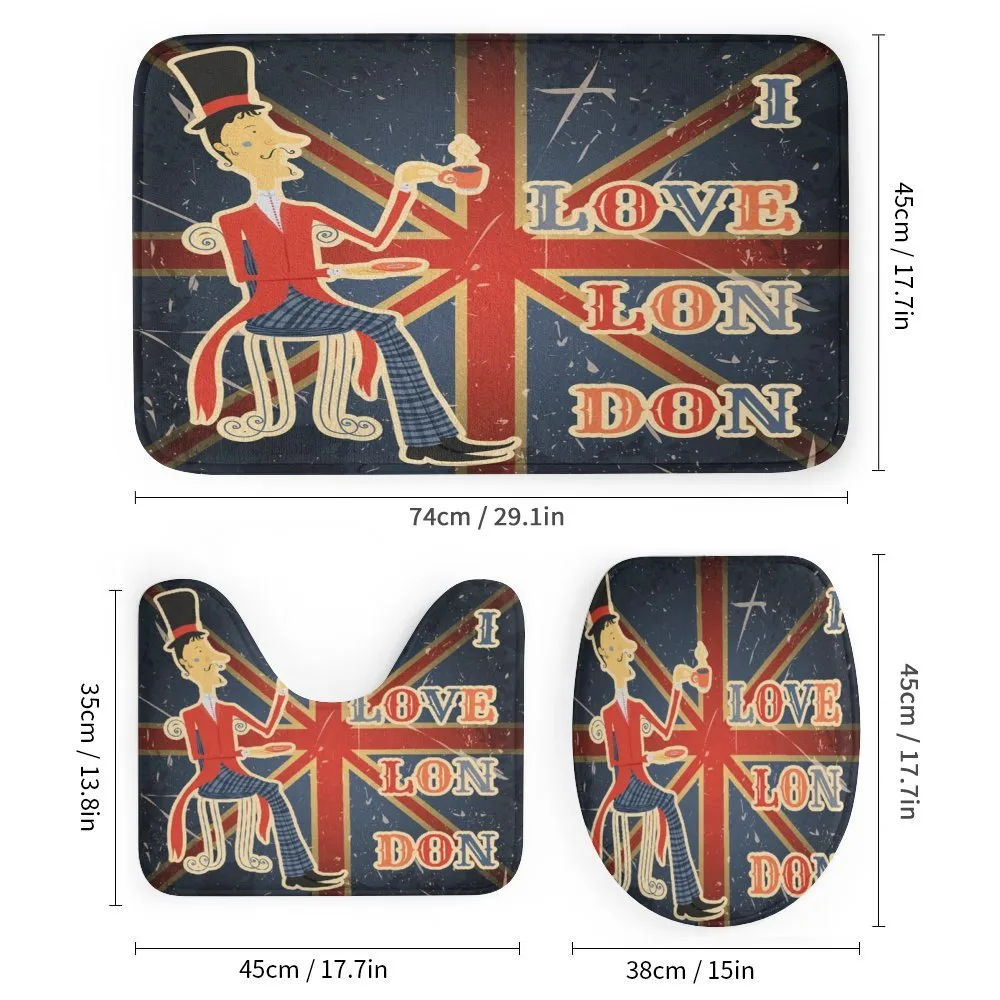 London English Man Flag — Detail 1