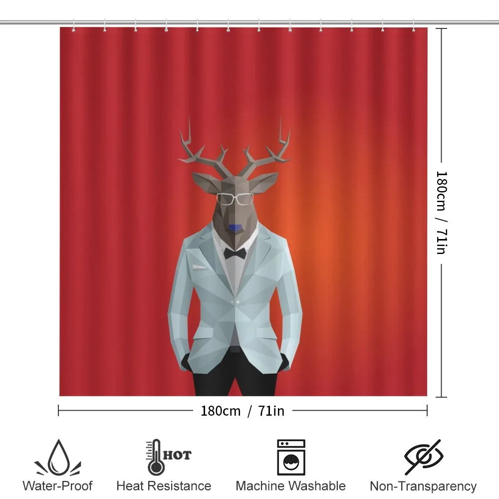 Moose Animal Person in Suit — Detail 2