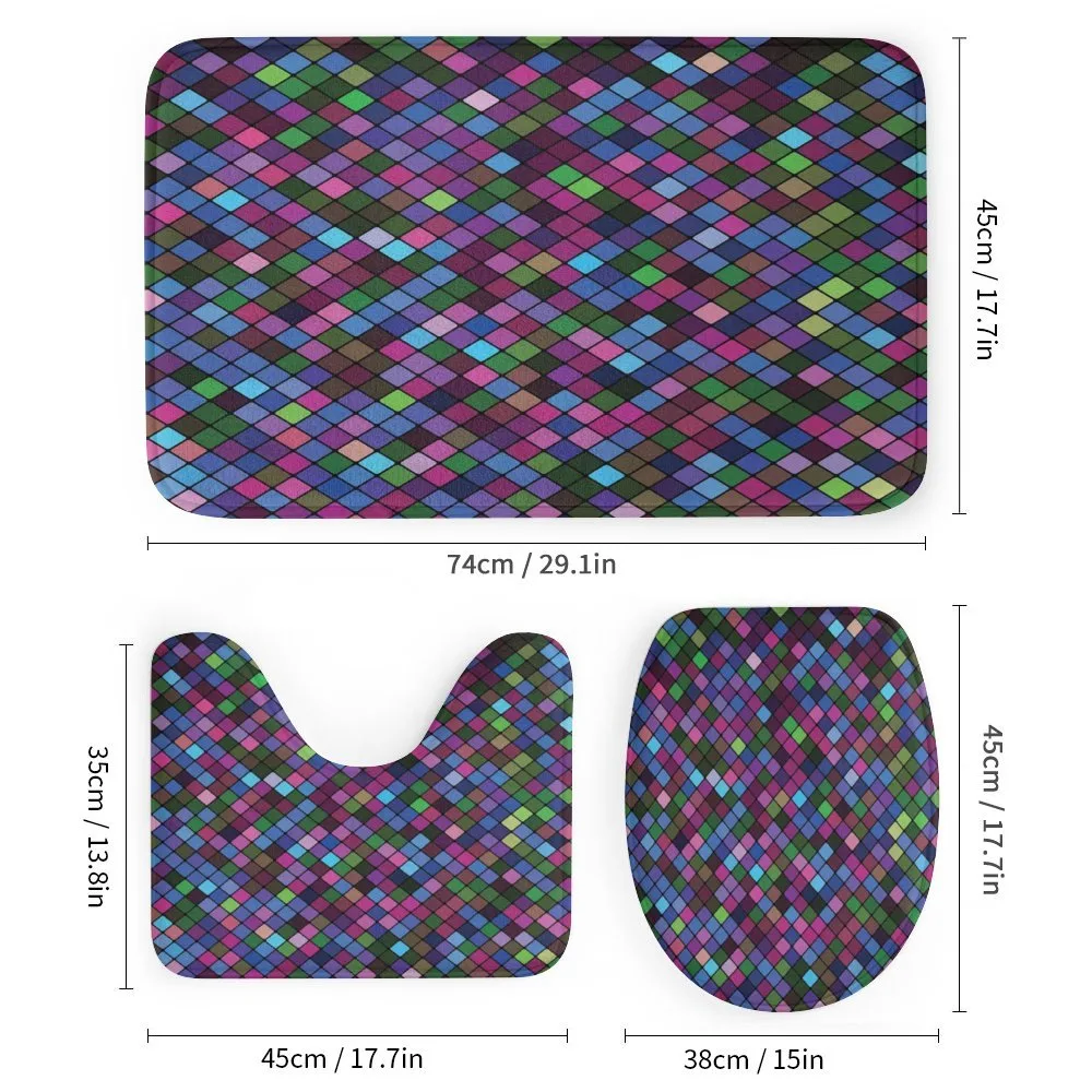 Mosaic Pixel Pattern — Detail 1