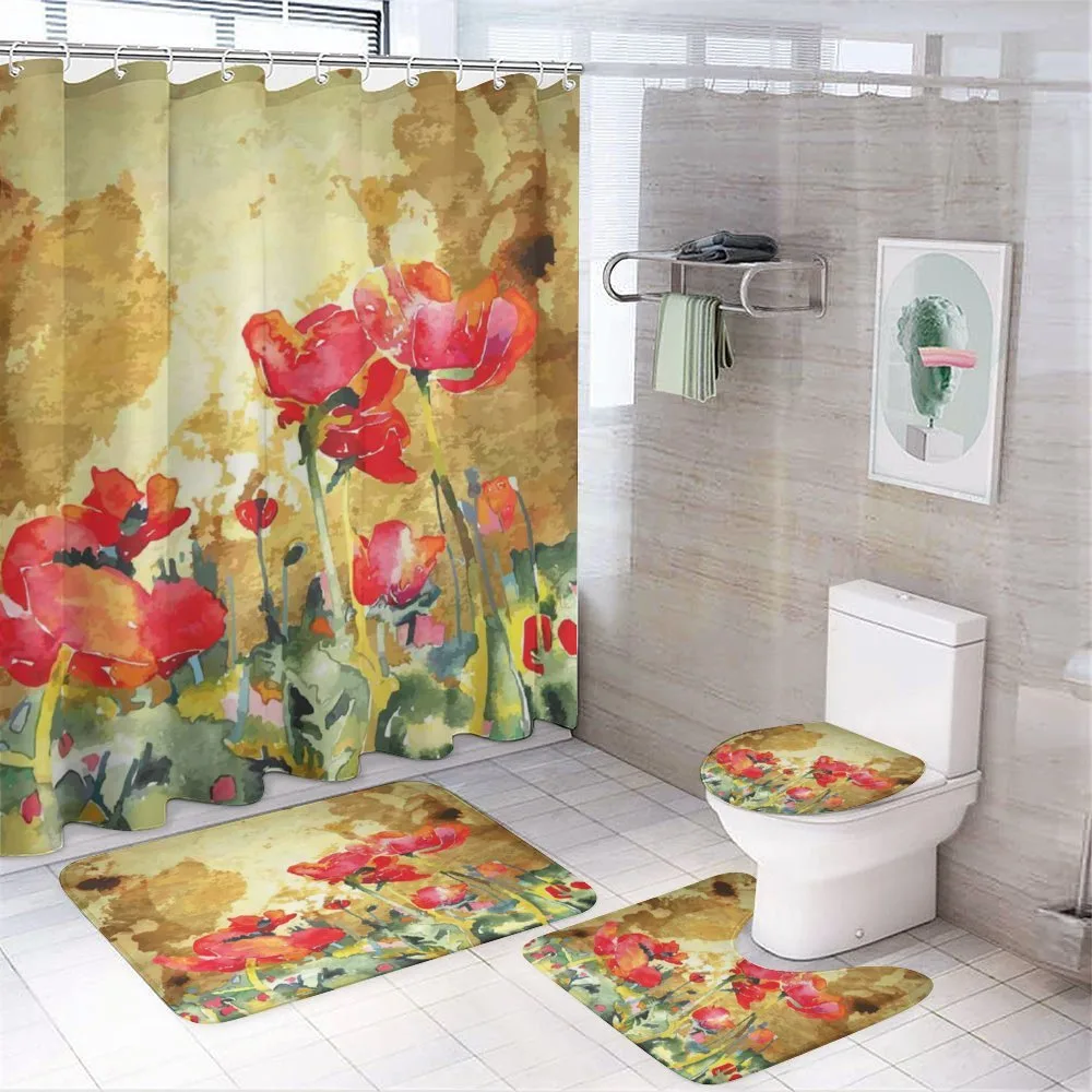 Poppy Blossoms Countryside — Your design