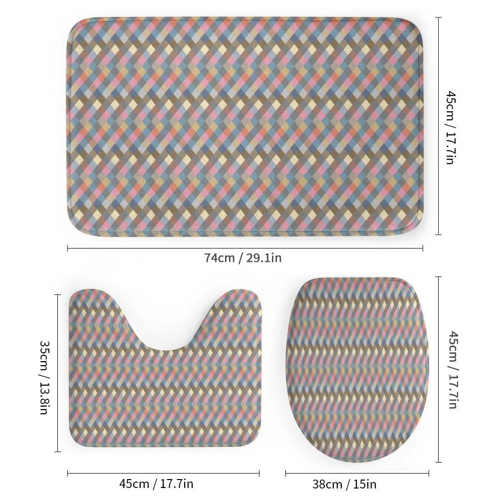 Rhombus Shapes Plaid — Detail 1