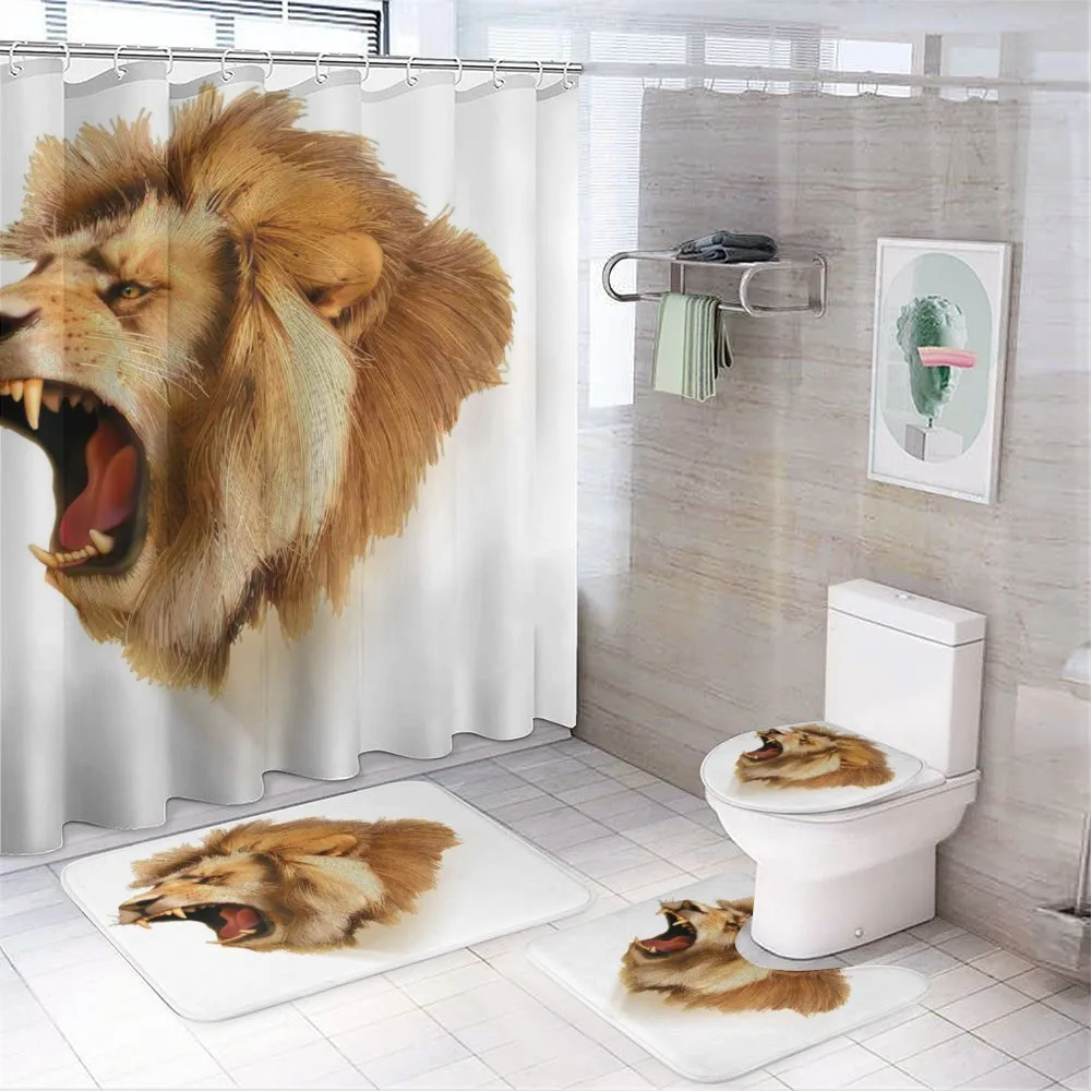Roaring Fierce Lion Head — Your design