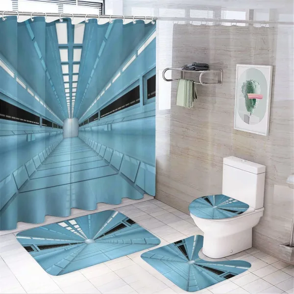 Science Ficion Galaxy on a shower curtain