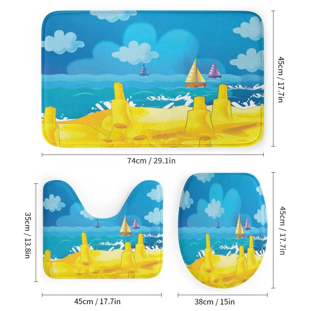 Vibrant Seaside Cartoon Scene — Detail 1