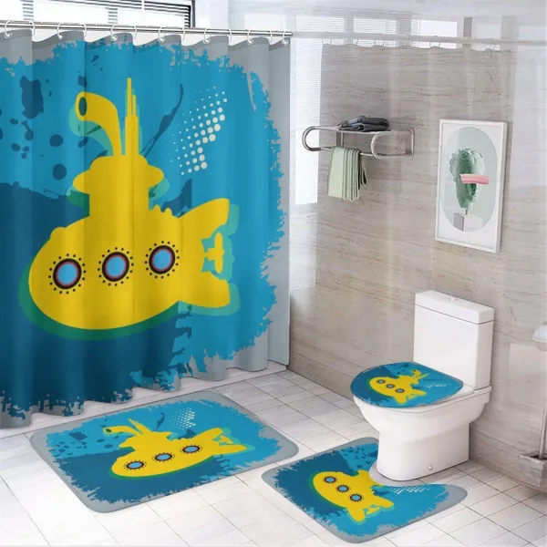 Bubbles Ocean on a shower curtain