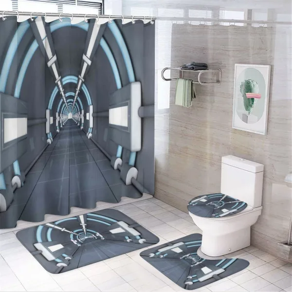 Dark Matter Trip on a shower curtain