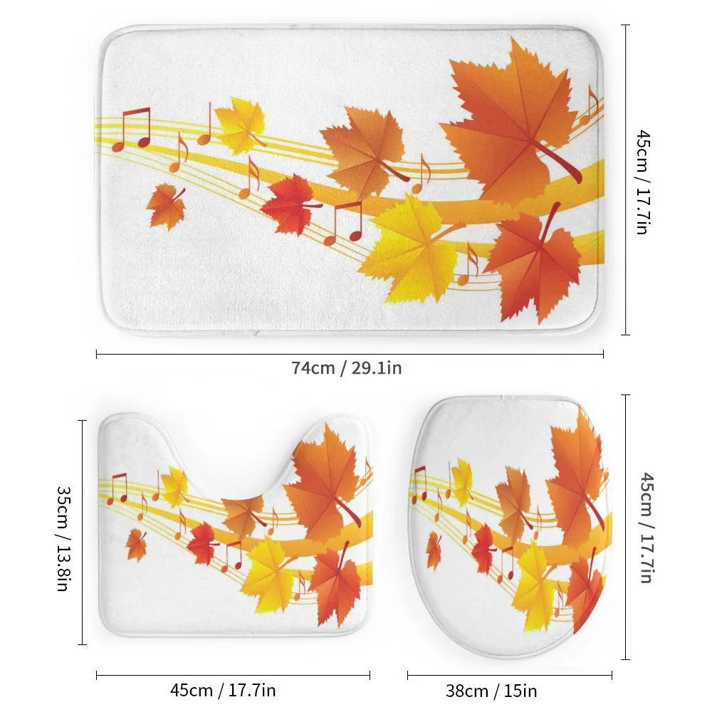 Dried Leaves Musical Notes — Detail 1