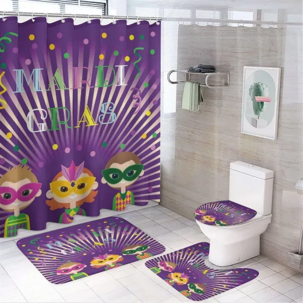 Fat Tuesday Party on a shower curtain