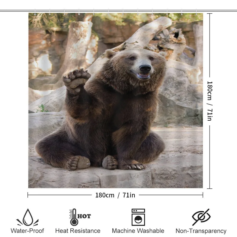 Friendly Animal Waving Paw — Detail 2