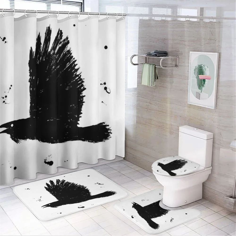Gothic Ink Sketch Bird — Your design