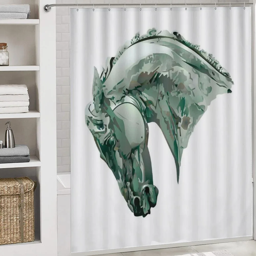 Green Stain Horse Head — Detail 4