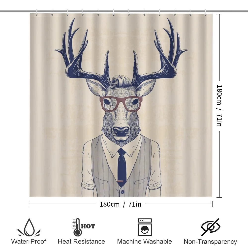 Humanized Manly Deer Art — Detail 2