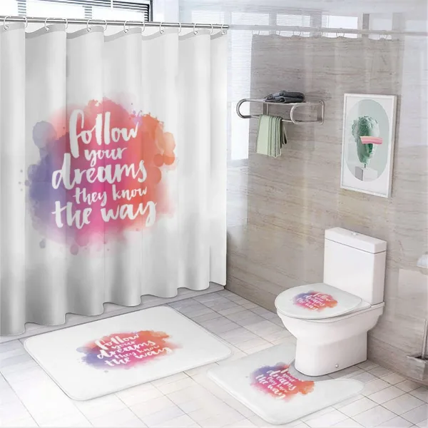 Life and Dreams on a shower curtain