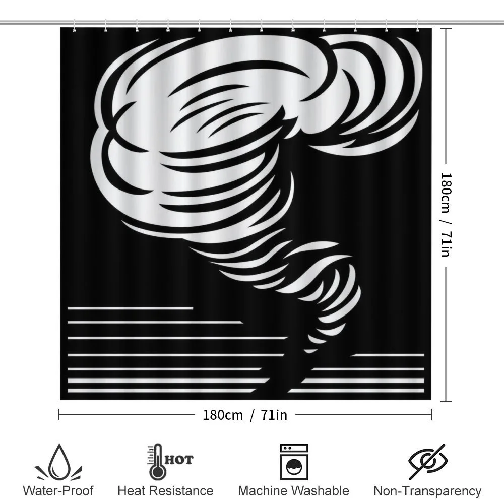 Monochrome Twister Design — Detail 2