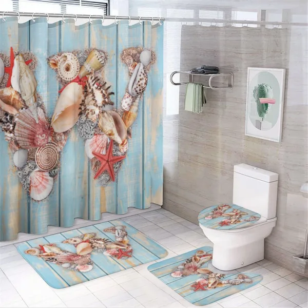 Oceanic Tropic Nature on a shower curtain