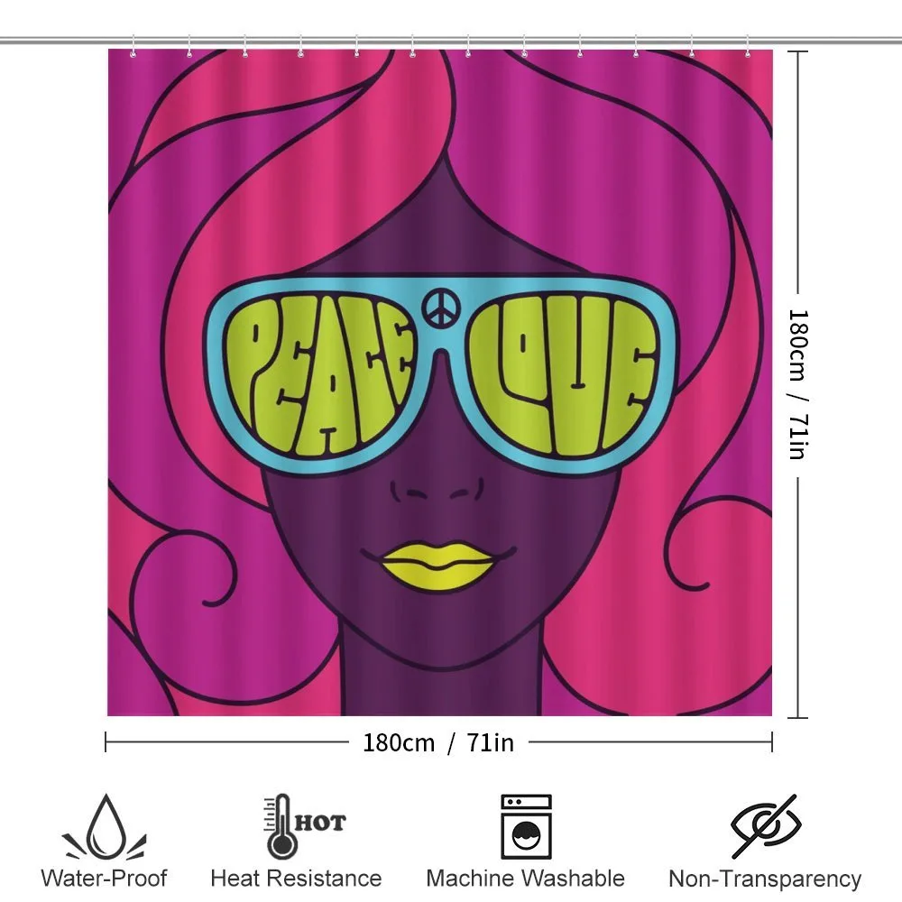 Peace and Love Groovy Girl — Detail 2