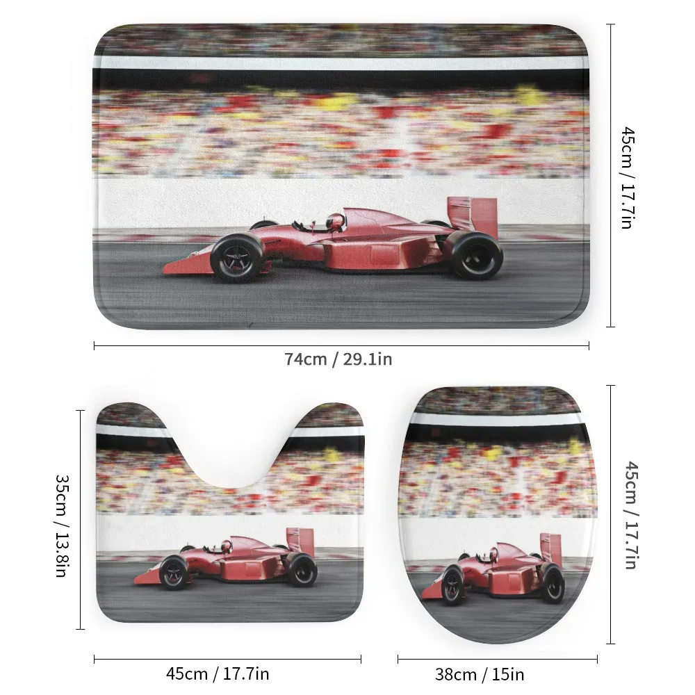 Red Race Car Side View — Detail 1