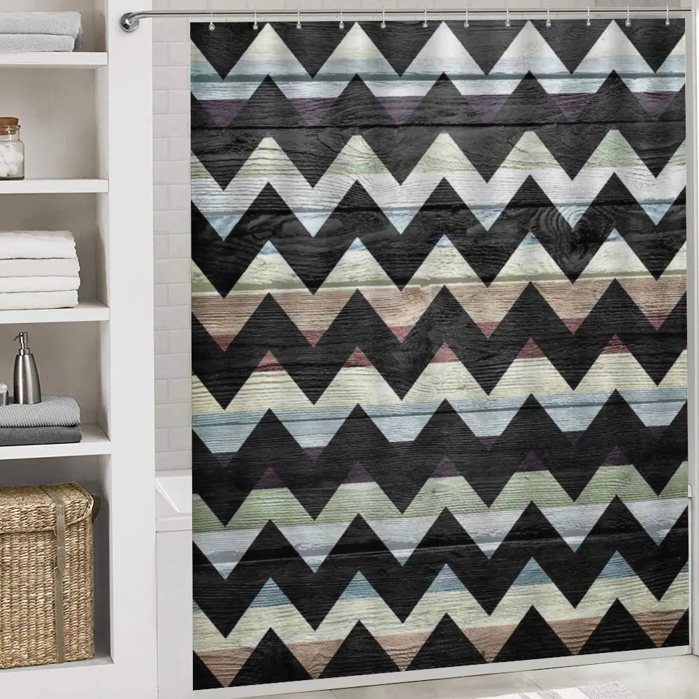 Retro Art Black Chevron — Detail 4