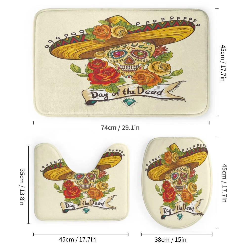 Skull in Sombrero — Detail 1