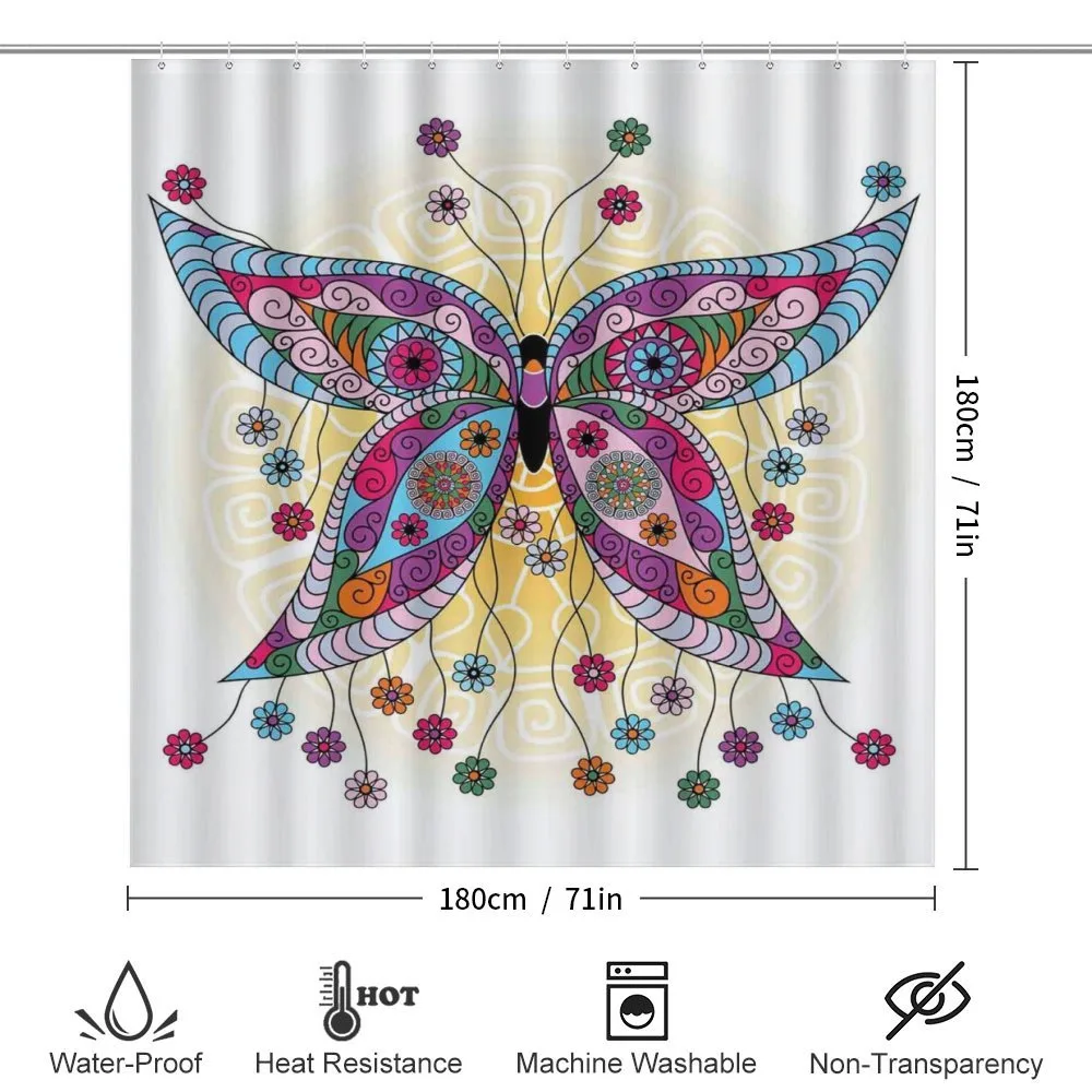 Spring Flowers Butterfly — Detail 2