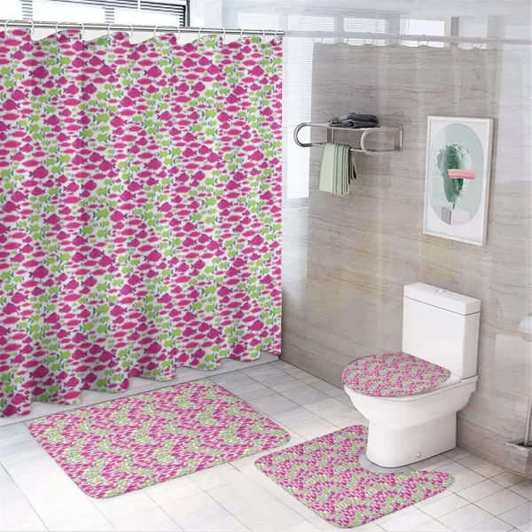 Tropical Ocean Diving on a shower curtain
