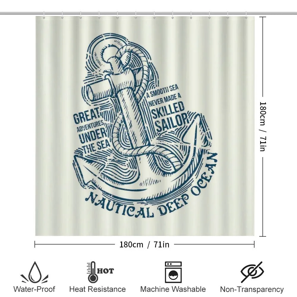 Vintage Nautical Sea — Detail 2
