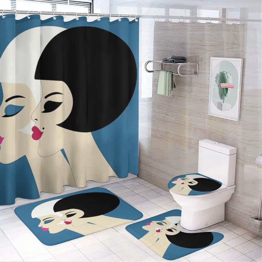 Bob Haircut Twin Ladies — Your design
