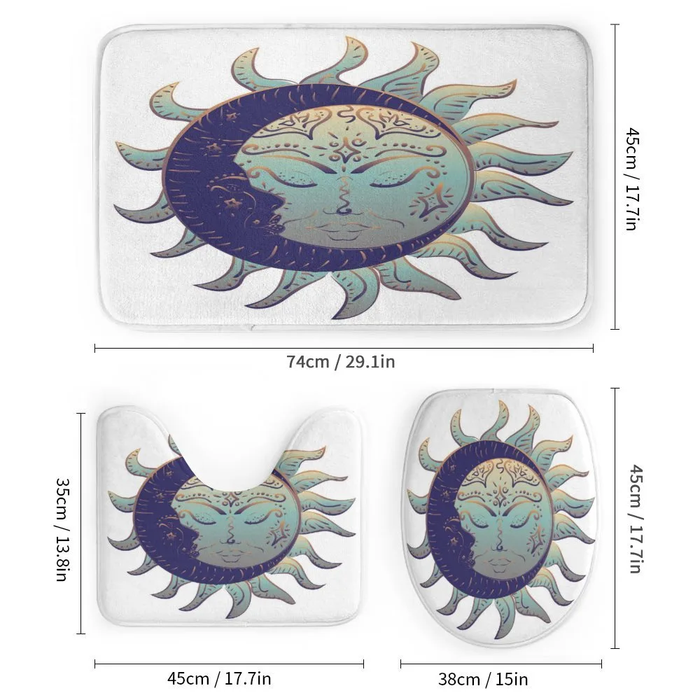 Boho Sun and Crescent — Detail 1