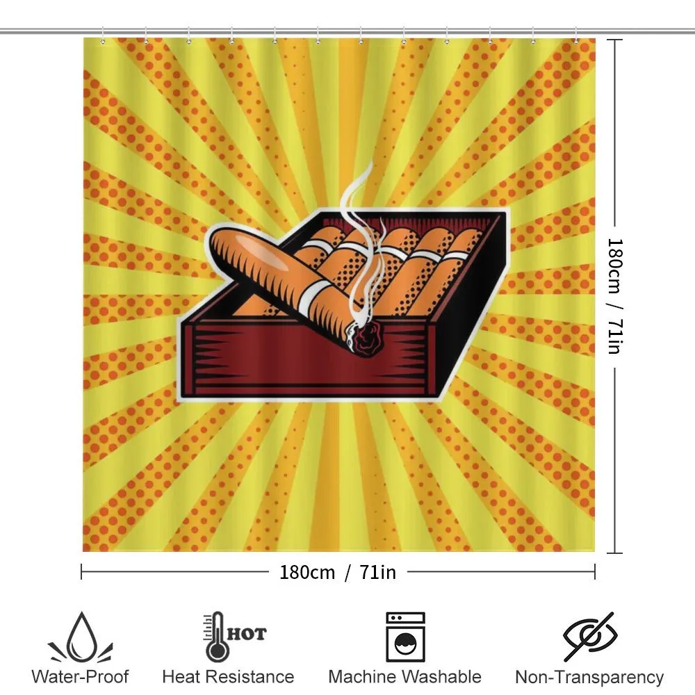 Cigar Box in Pop Art Style — Detail 2
