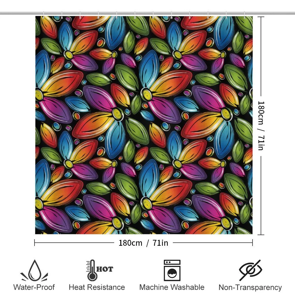 Colorful Flowers Vintage — Detail 2